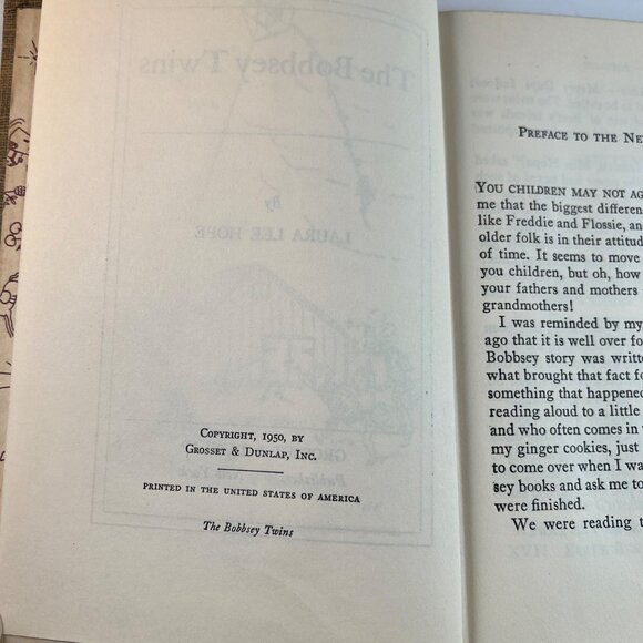 Two Bobbsey Twins Books On A Ranch and The Bobbsey Twins Laura Lee Hope - Picture 7 of 13